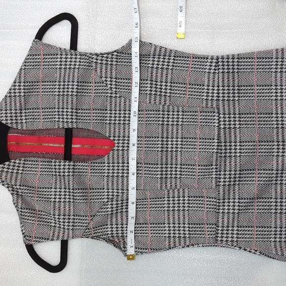 Rolla Coster Women's Black and White Patterned Split Neck Midi Dress Size M - Picture 6 of 7